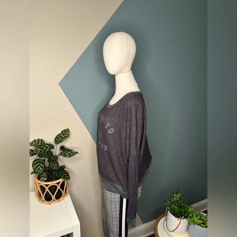 Project Social T “Take Me to the Hamptons” Graphic Sweatshirt Pullover NWT Small - Picture 3 of 10